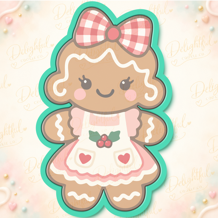 Gingerbread Baker Cookie Cutter by Delightful Cookie Co.